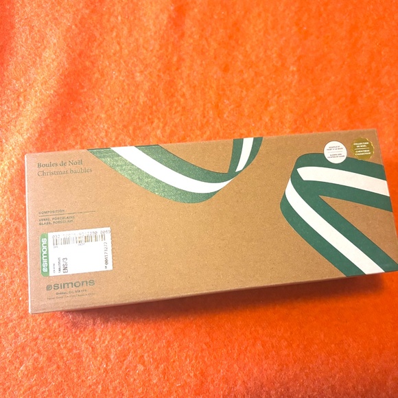 Handcrafted jewel glass and porcelain Christmas baubles set of 3 (three) NWT - Picture 6 of 9